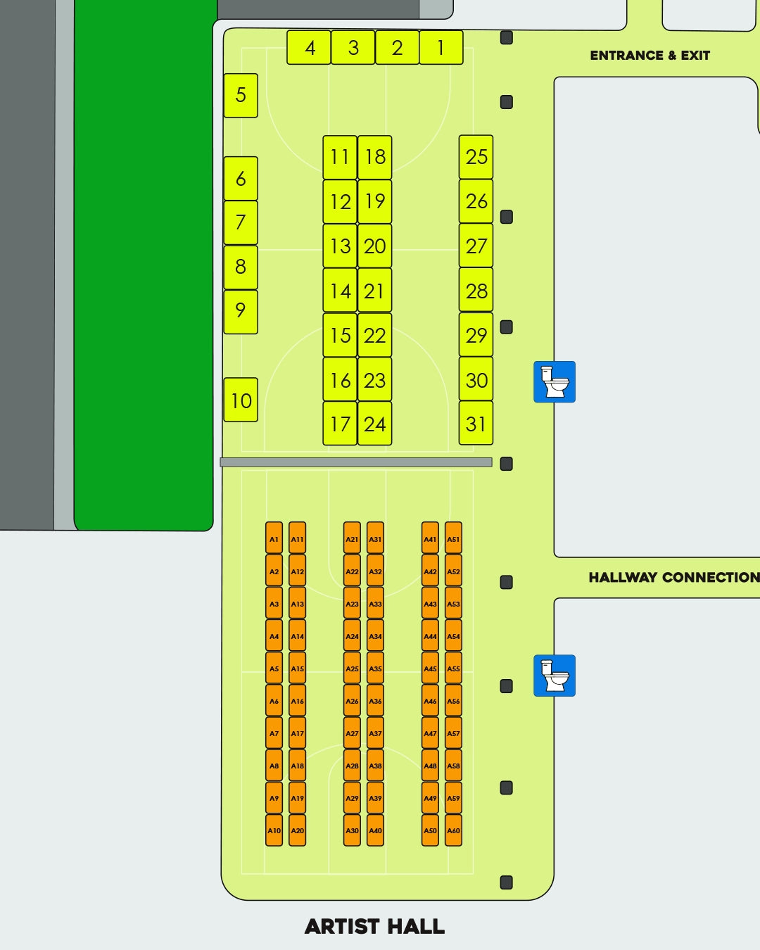 LV 8x10 Booths (Indoor) August 29th & 30th | 1-31