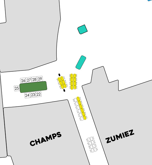Lower Level A 6x4 Booths June 20th-21st | A121-A140