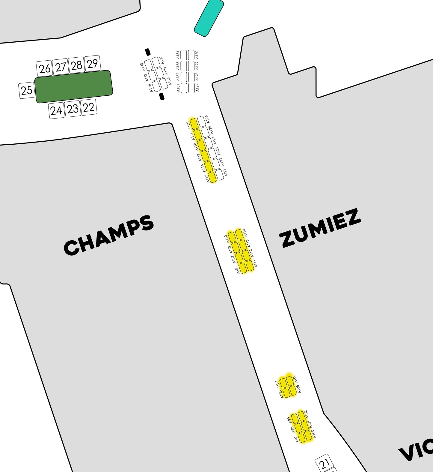 Lower Level A 6x4 Booths June 20th-21st 2026 | A61-A120