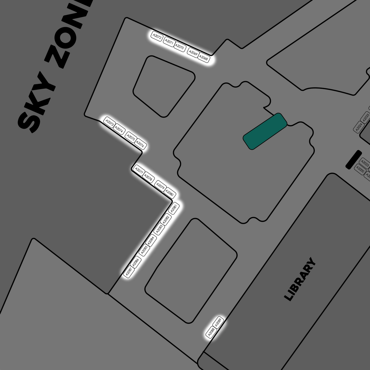 MV Upper Level A 6x4 Booths December 5th & 6th | A2060-A2089