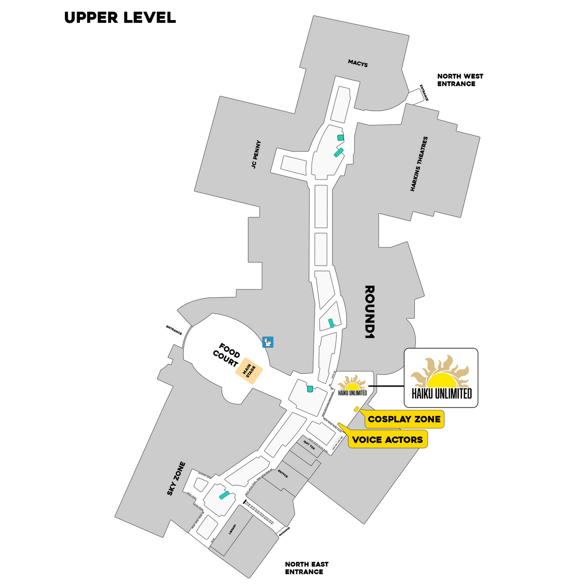 MV Upper Level 10x8 Booths December 5th & 6th | V200-V203
