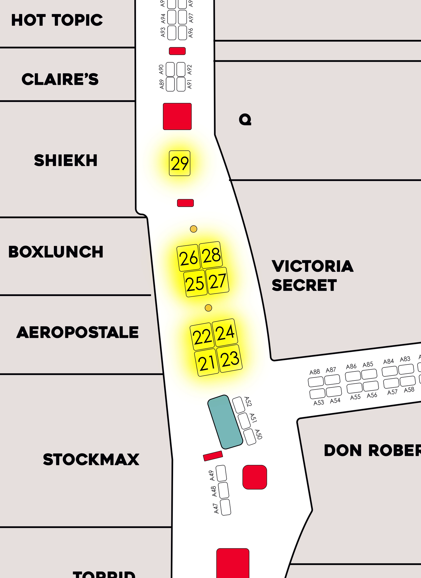 Lower Level 8x10 Booths September 12th & 13th | 1-34